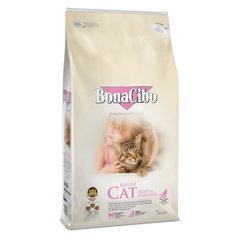 BonaCibo Adult Cat Light&Sterilized корм для стерилізованих та схильних до повноти котів (курка/рис/анчоуси) - 5 kg