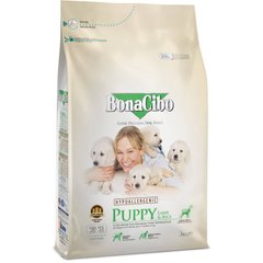 BonaCibo Puppy Lamb&Rice корм для цуценят (ягня/рис) - 3 kg
