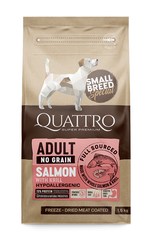 Корм для собак маленьких порід Quattro Adult Salmon and krill Small Breed 1,5 кг