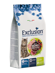 Корм для котів віком від 12 місяців Exclusion CAT ADULT CHICKEN 1,5 кг