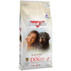 BonaCibo Adult Dog High Energy Chicken&Rice with Anchovy корм для активних собак (курка/рис/анчоуси) - 15 kg